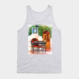 The Fireplace, Table And Door Tank Top